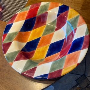 Vintage Ciao Harlequin by Artimino. Hand painted earthenware. 2004/2005. Like ne